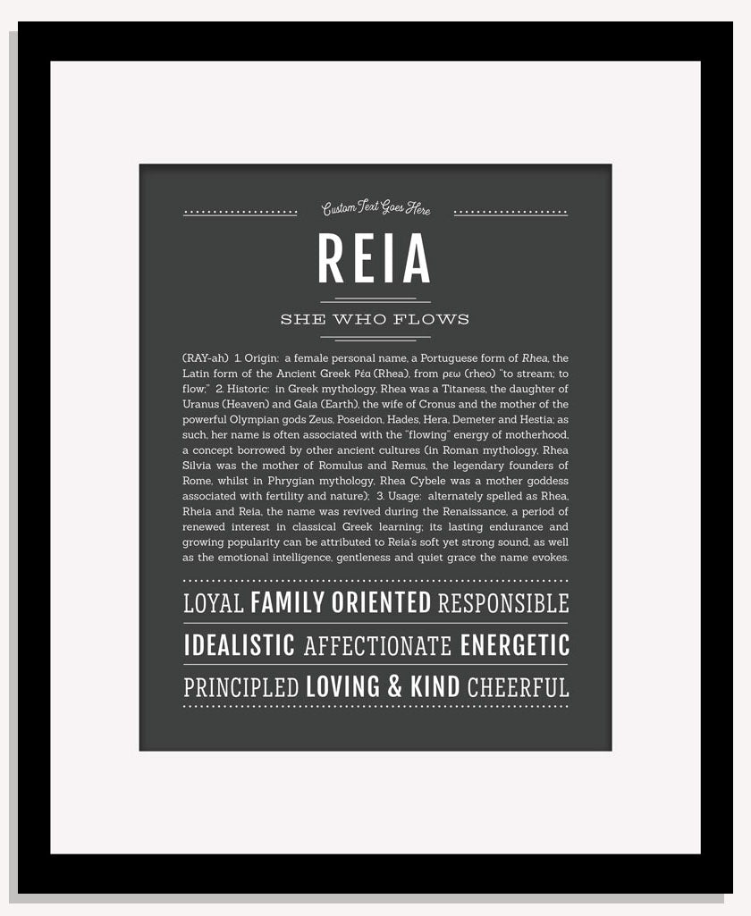 Reia | Name Art Print