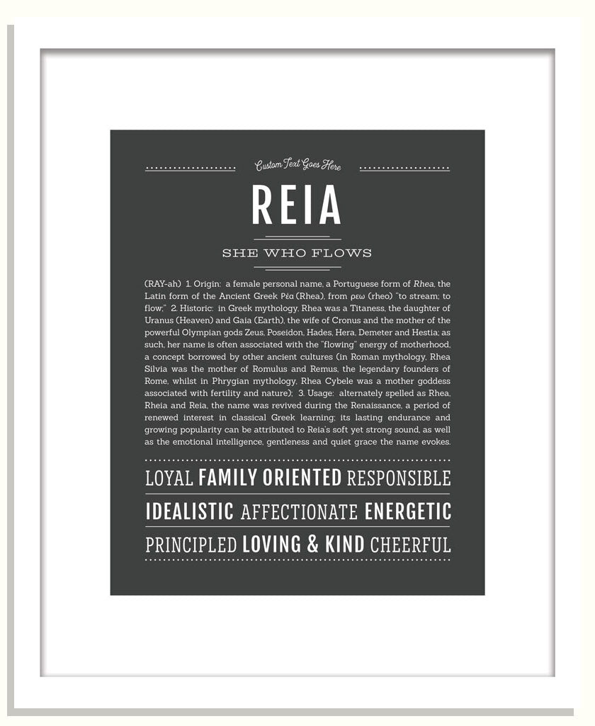Reia | Name Art Print