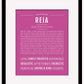 Reia | Name Art Print