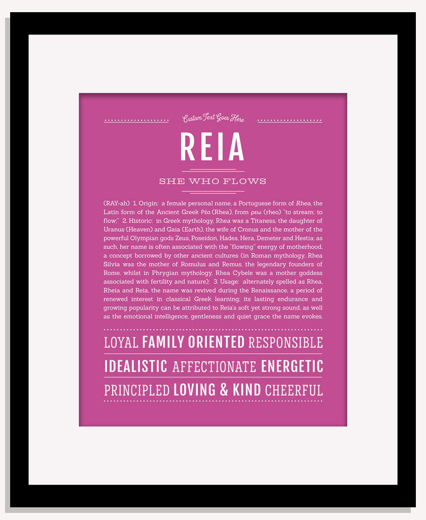 Reia | Name Art Print