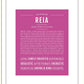 Reia | Name Art Print