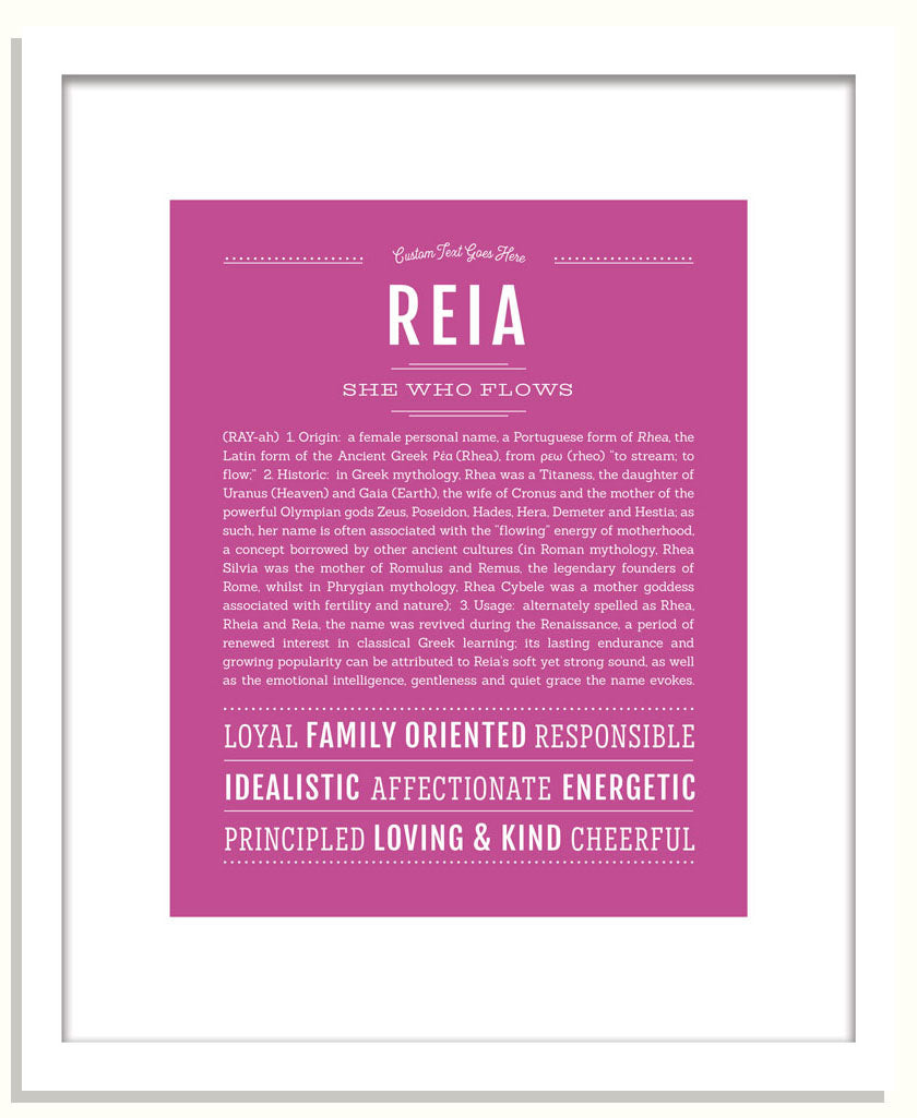 Reia | Name Art Print