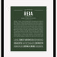 Reia | Name Art Print