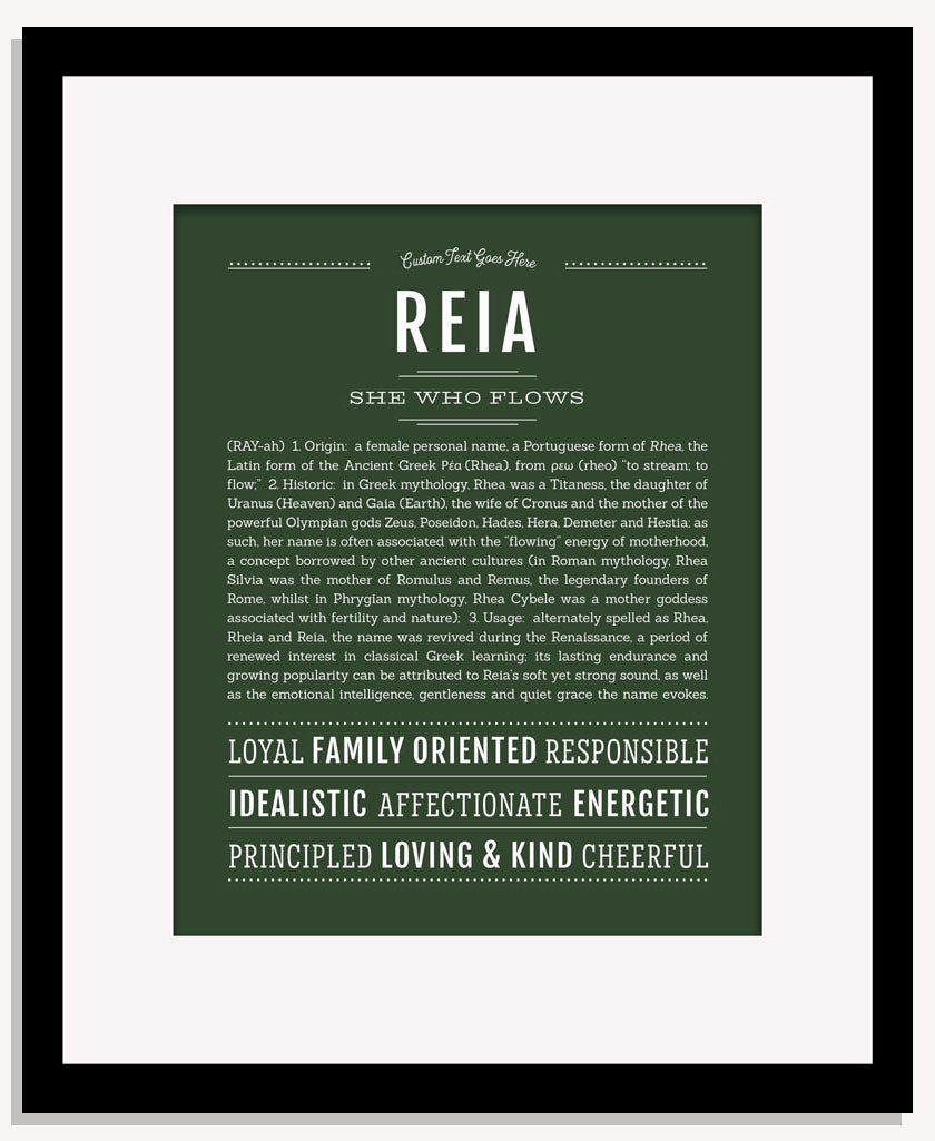 Reia | Name Art Print