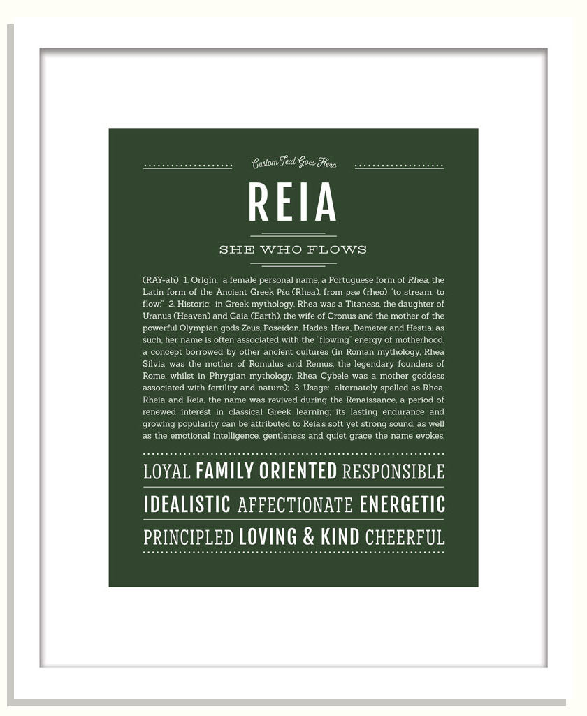 Reia | Name Art Print