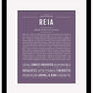 Reia | Name Art Print