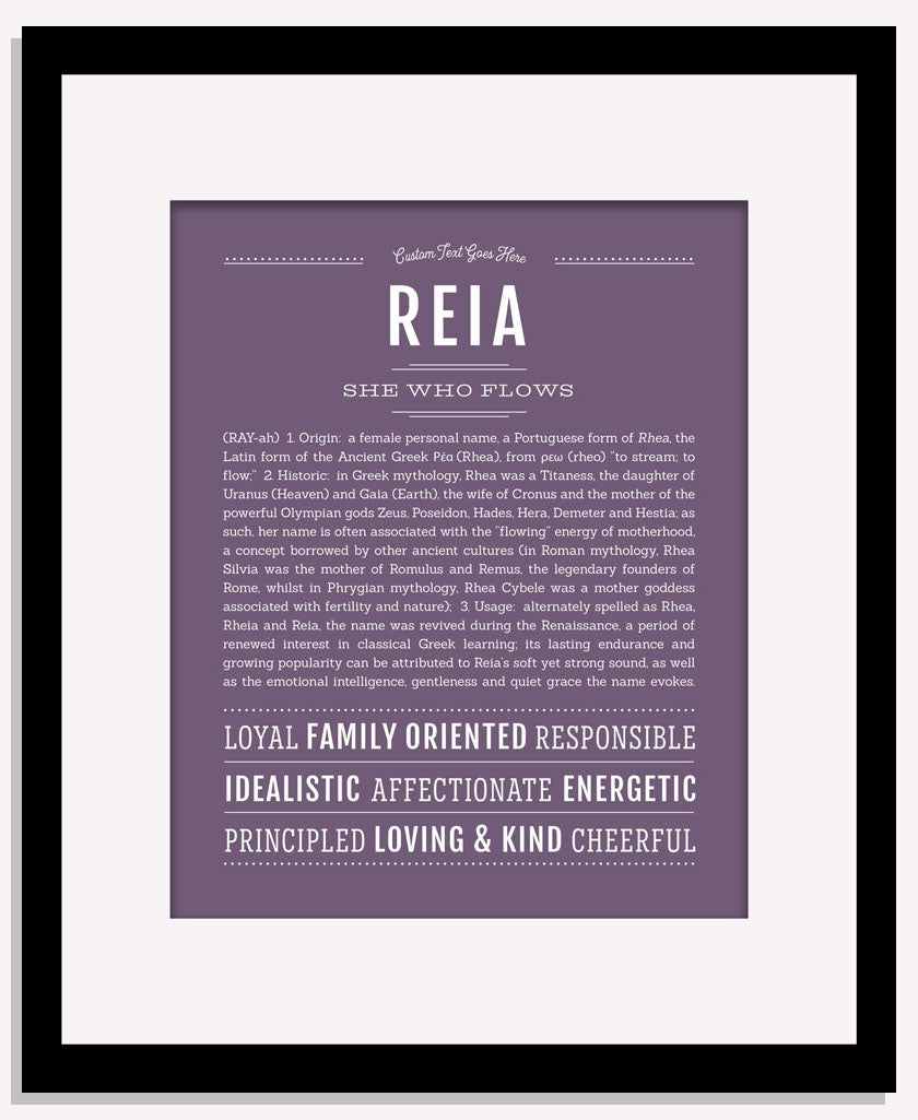 Reia | Name Art Print