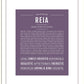 Reia | Name Art Print