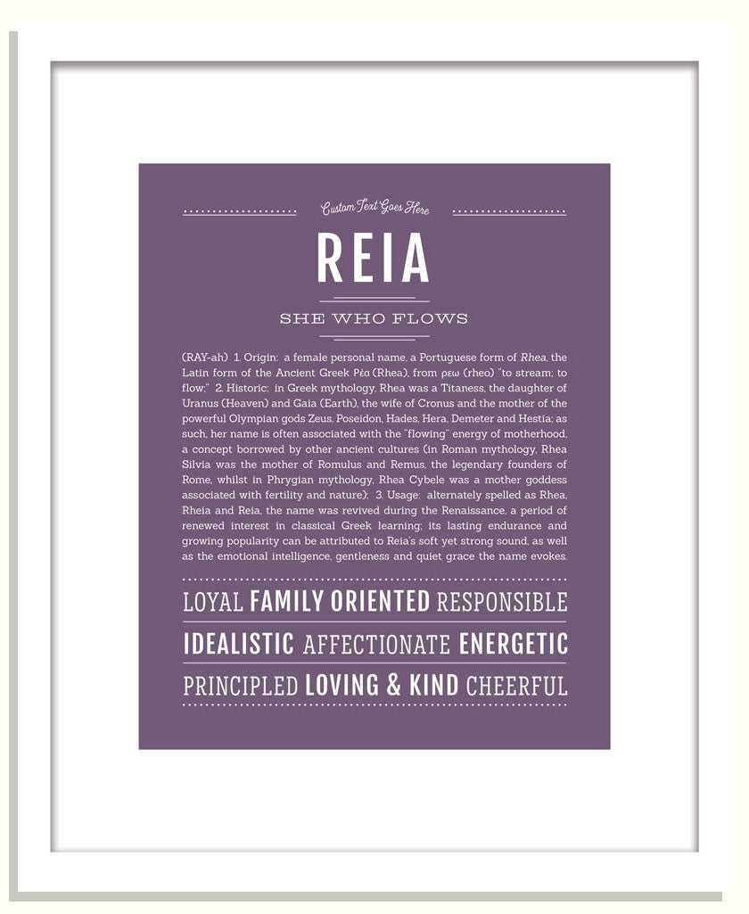 Reia | Name Art Print