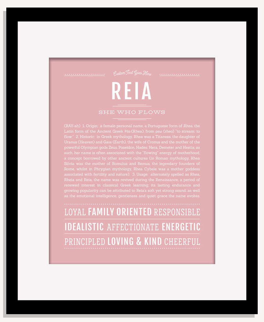 Reia | Name Art Print