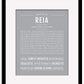 Reia | Name Art Print