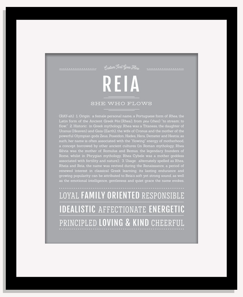 Reia | Name Art Print