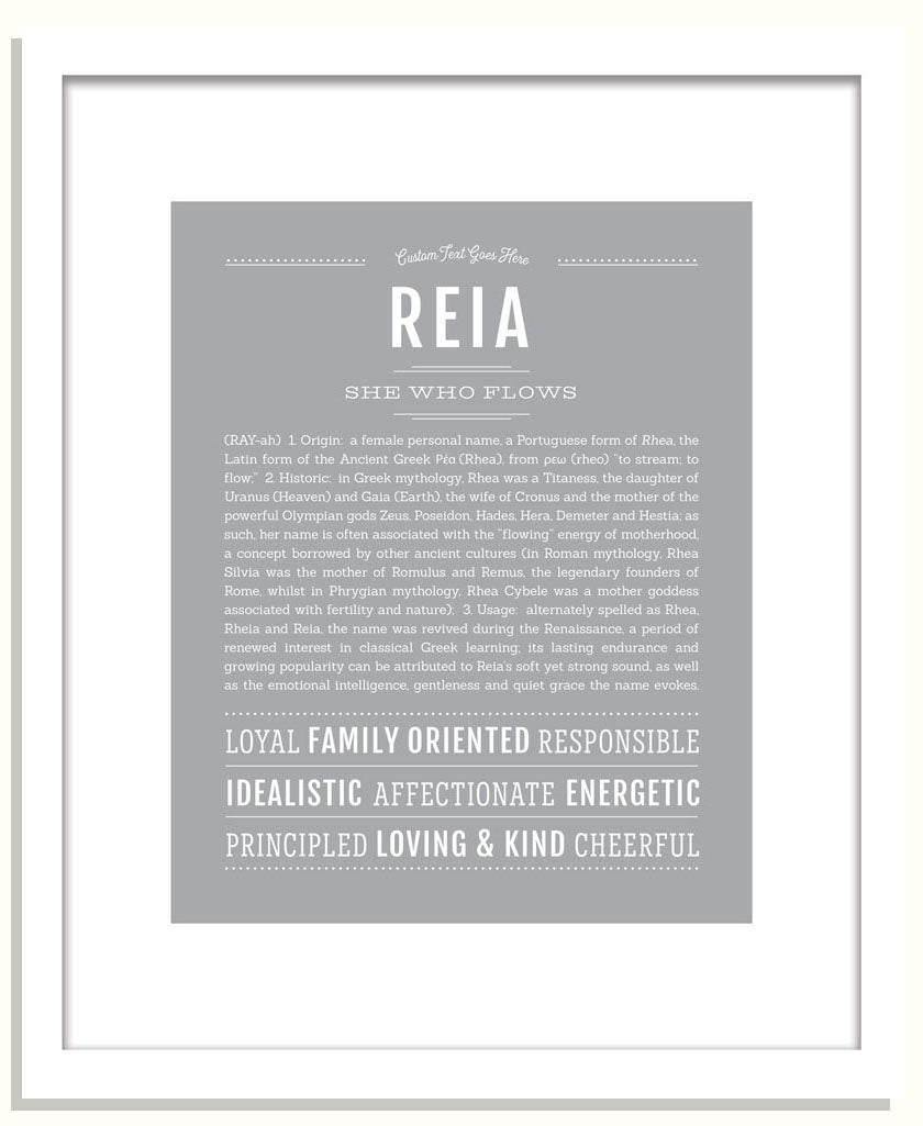 Reia | Name Art Print