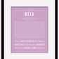 Reia | Name Art Print