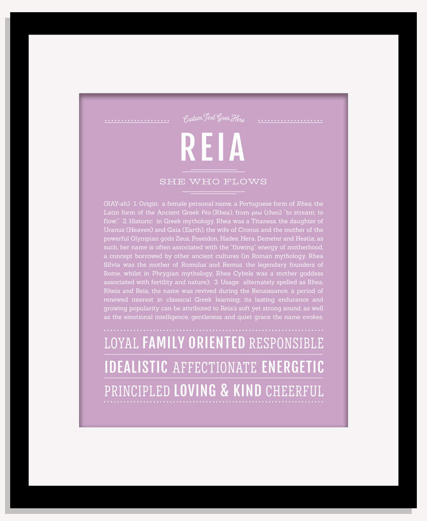 Reia | Name Art Print