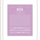 Reia | Name Art Print
