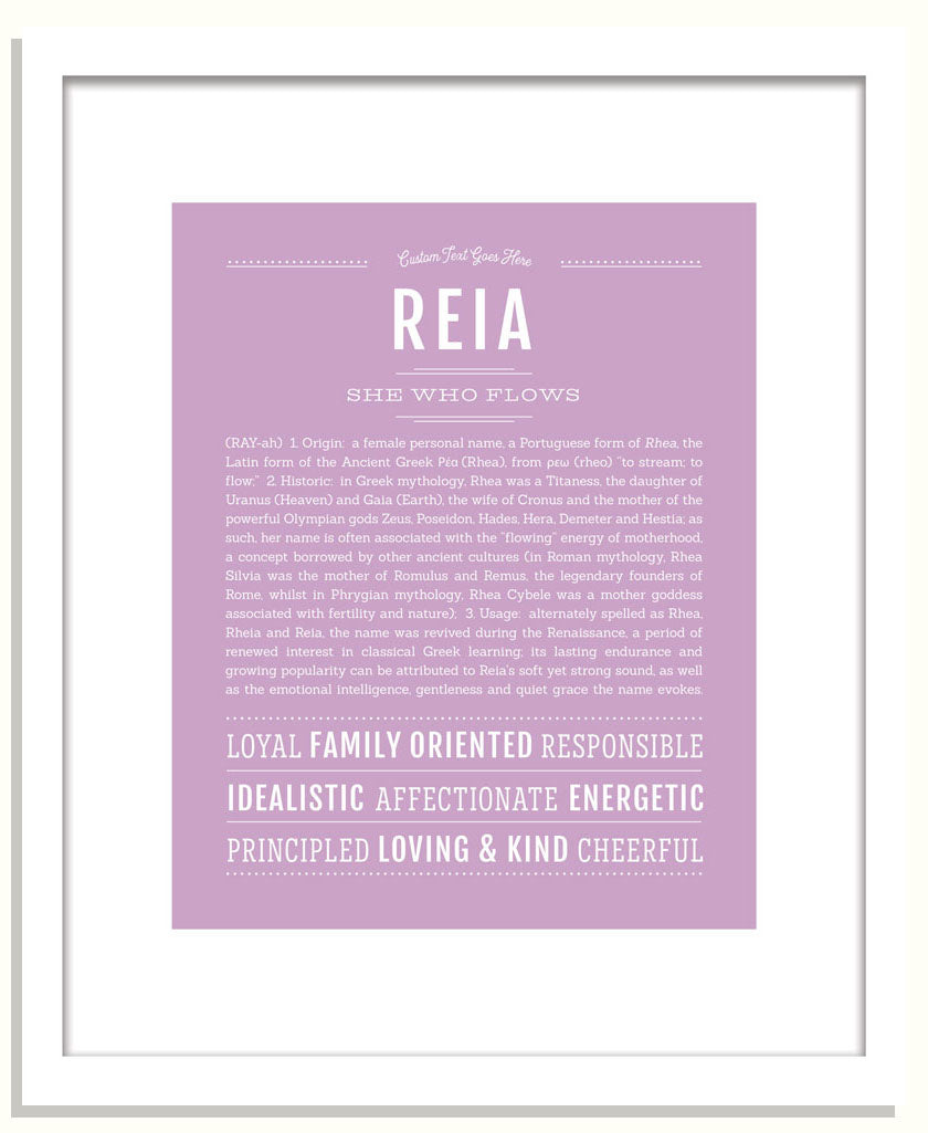 Reia | Name Art Print