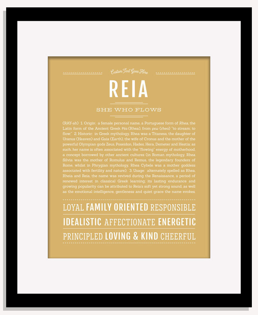 Reia | Name Art Print