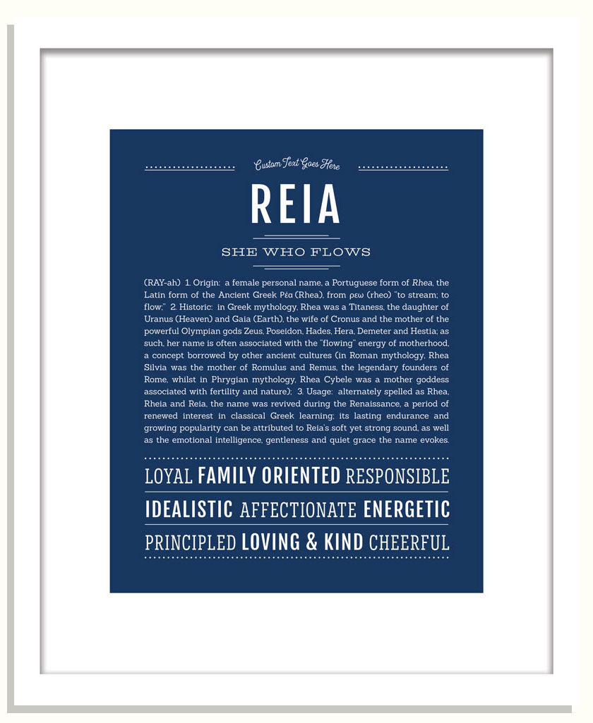 Reia | Name Art Print
