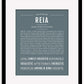 Reia | Name Art Print
