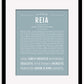 Reia | Name Art Print