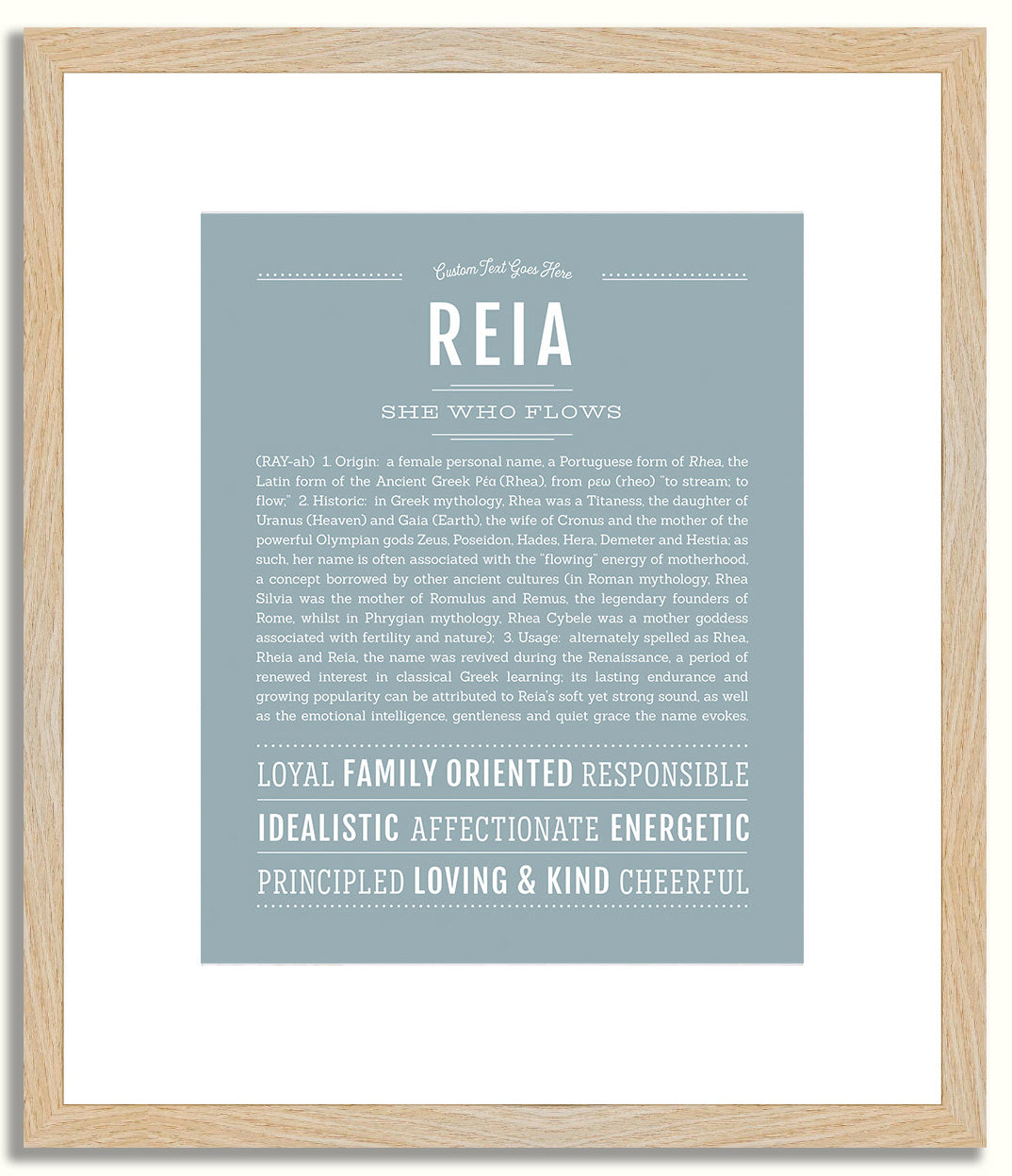 Reia | Name Art Print