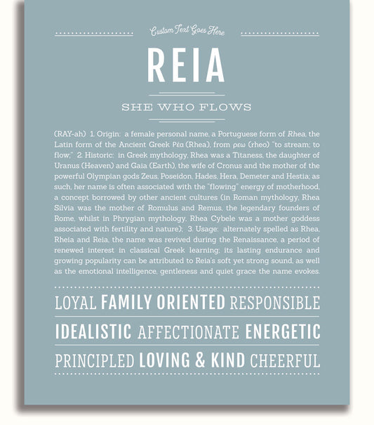 Frame Options | Powder Blue | White Frame, Matted