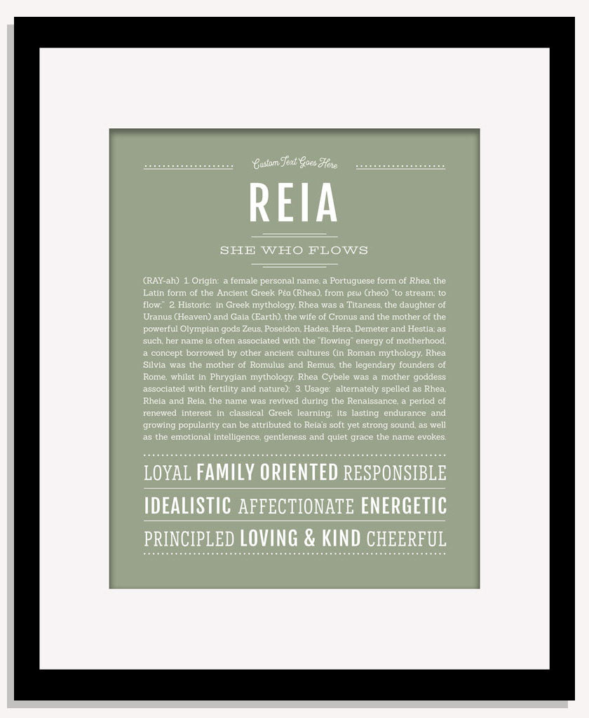 Reia | Name Art Print