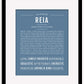 Reia | Name Art Print