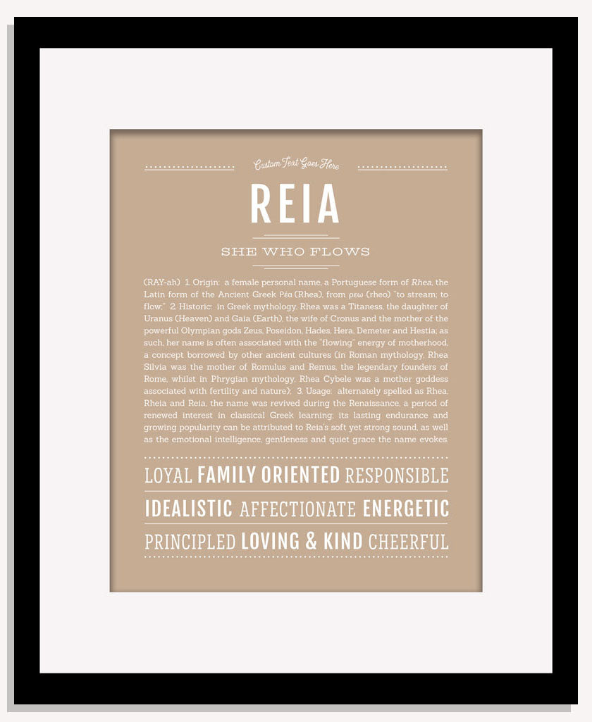 Reia | Name Art Print