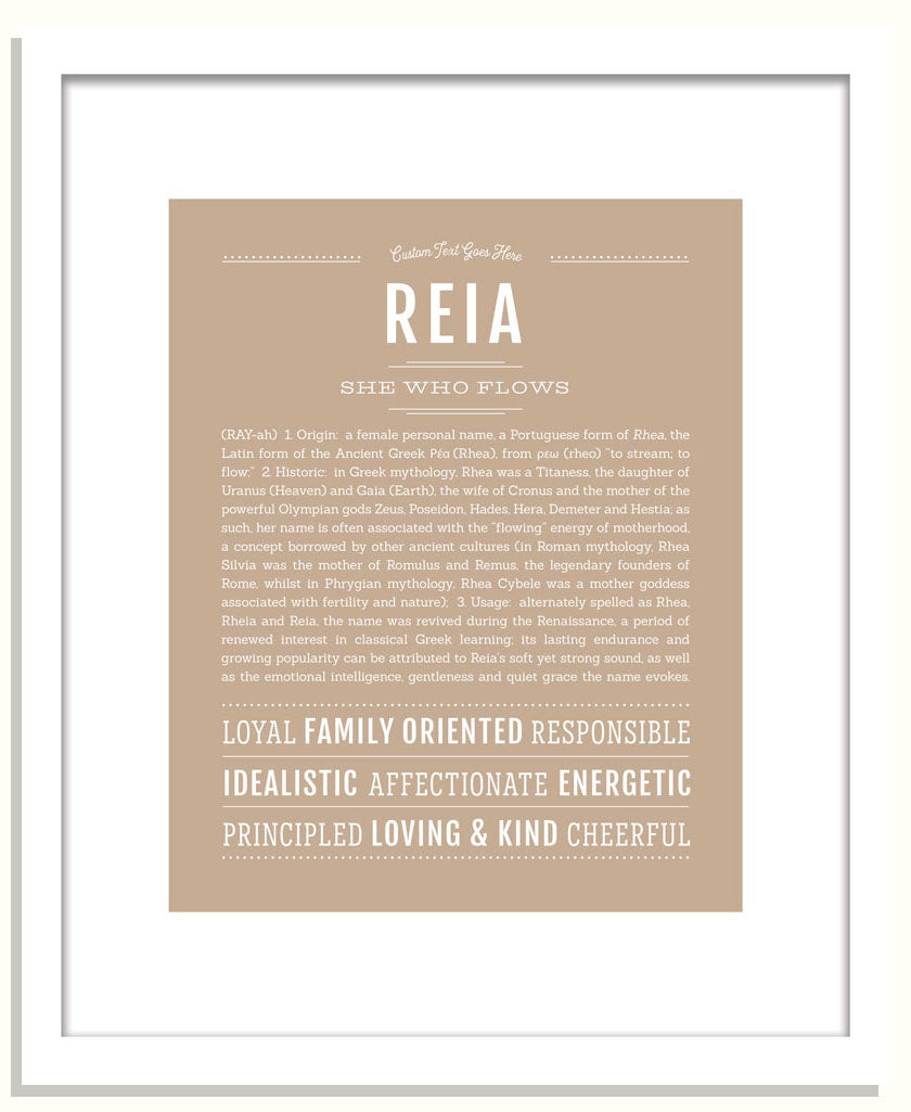 Reia | Name Art Print