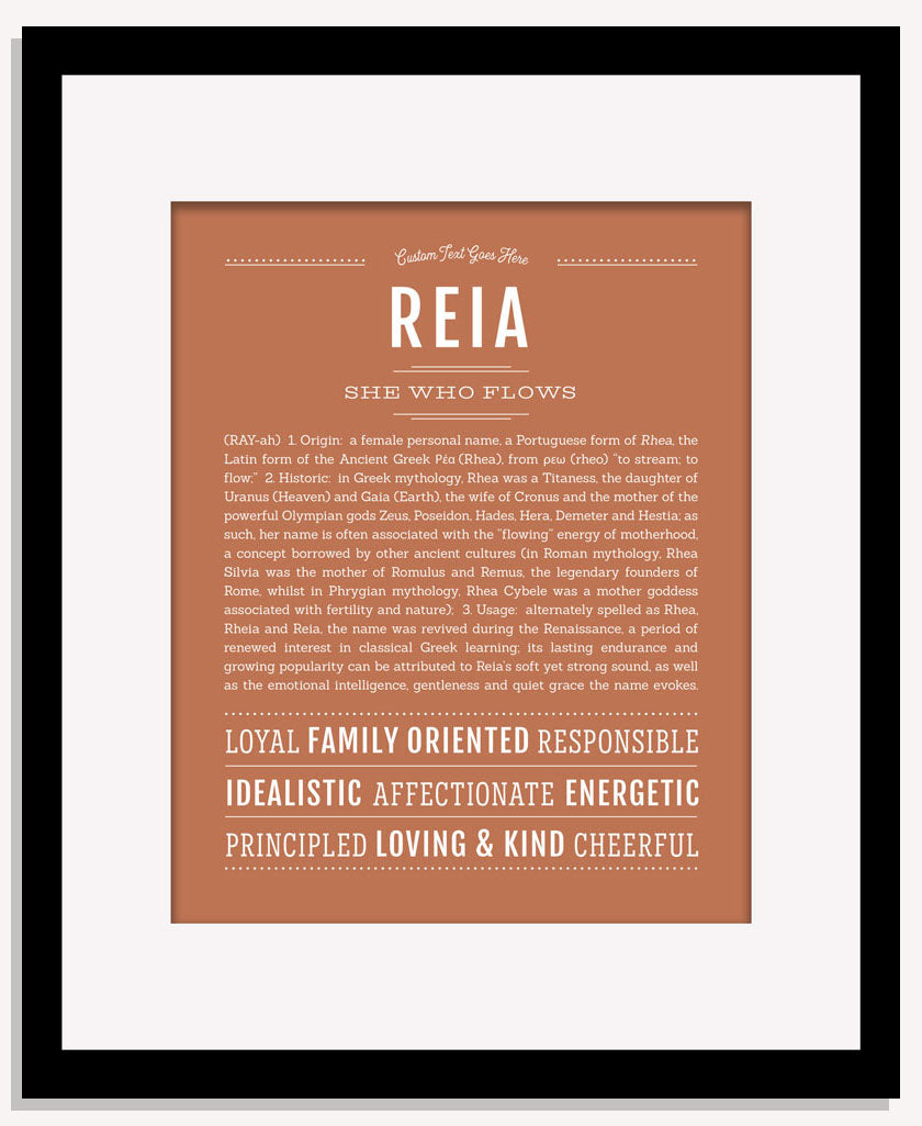 Reia | Name Art Print