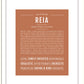 Reia | Name Art Print