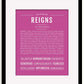 Frame Options | Dark Pink | Black Frame, Matted