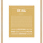 Reina | Name Art Print