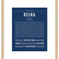 Reina | Name Art Print