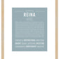 Reina | Name Art Print