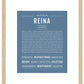 Reina | Name Art Print