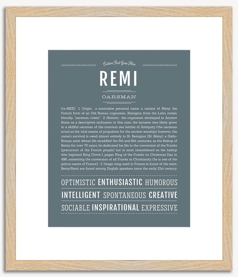 Remi (female) | Name Art Print