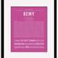 Frame Options | Dark Pink | Black Frame, Matted