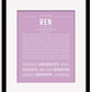 Frame Options | Lilac | Black Frame, Matted