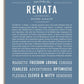 Renata | Name Art Print – Name Stories