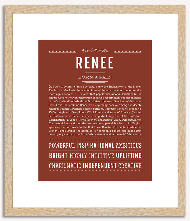 Renee | Name Art Print