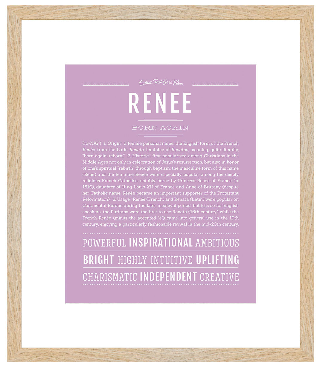 Renee | Name Art Print