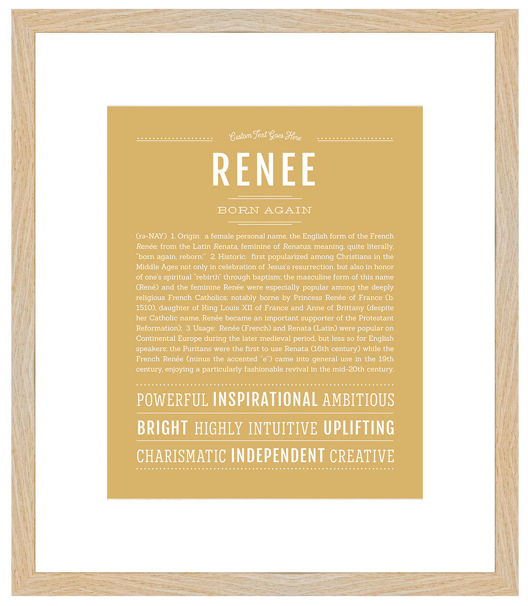 Renee | Name Art Print