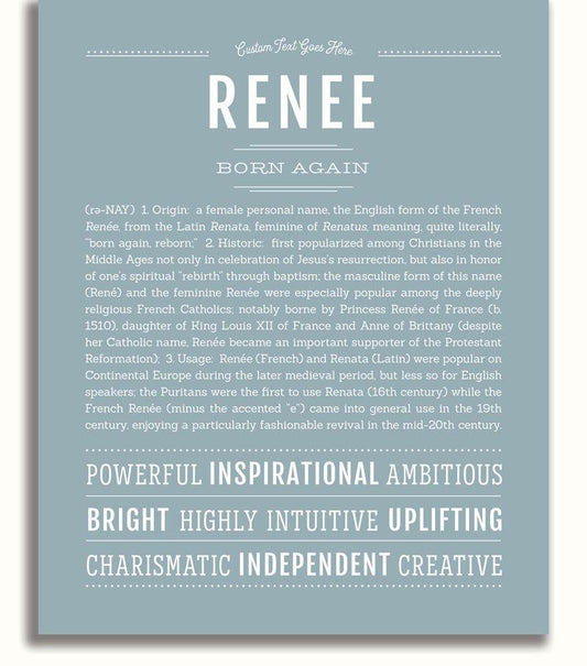 Frame Options | Powder Blue | No Frame