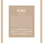 Renee | Name Art Print