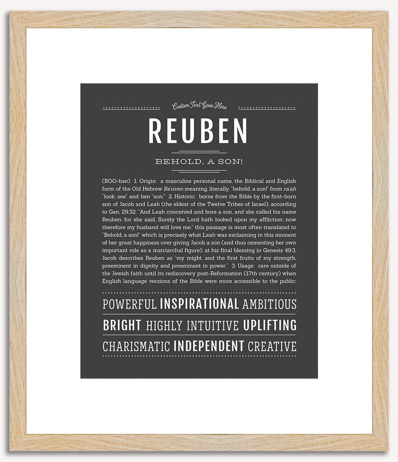 Reuben | Name Art Print