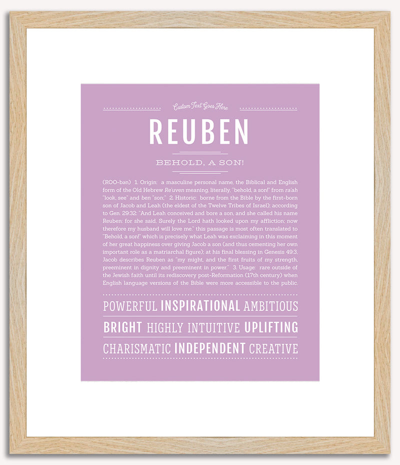 Reuben | Name Art Print