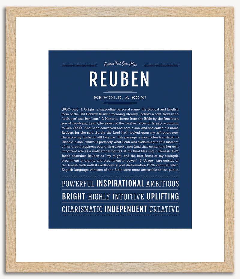 Reuben | Name Art Print